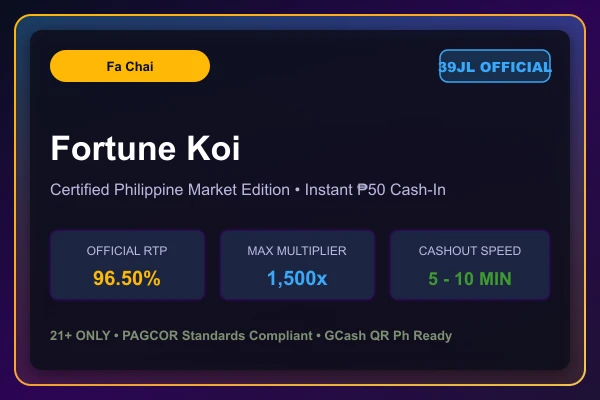 fortune koi slot Official Guide - 39JL Philippines