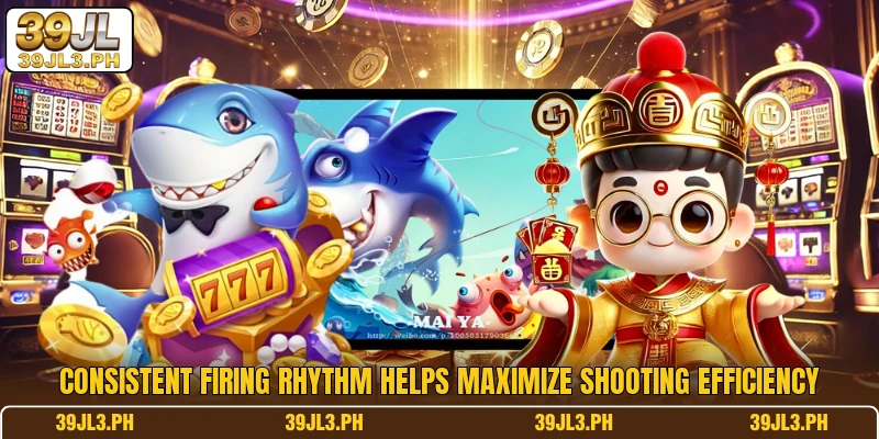 Consistent firing rhythm helps maximize shooting efficiency