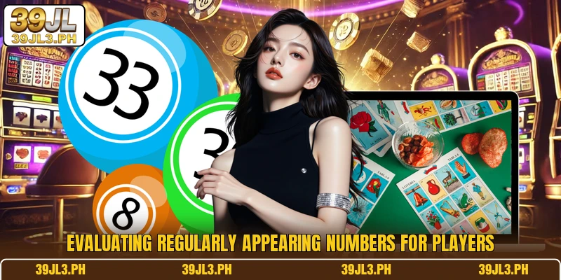 Evaluating regularly appearing numbers for players