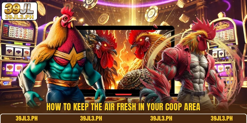 How to keep the air fresh in your coop area