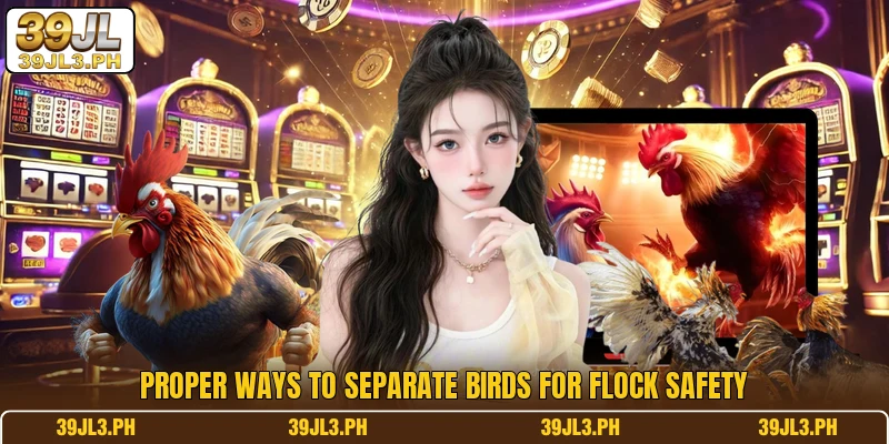 Proper ways to separate birds for flock safety